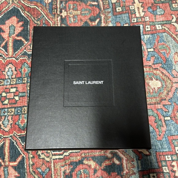 LIKE NEW Saint Laurent Nova Sandal in Nero size 37.5 / US 7.5 - Picture 7 of 11